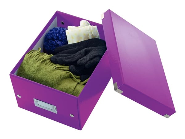 Leitz Click & Store - Lagerboks - for A5 (148 x 210 mm) - metallisk purpur
