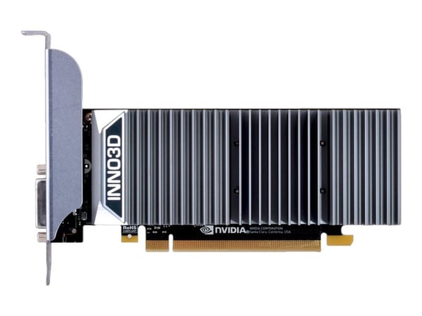 Inno3D GeForce GT 1030 0dB - Grafikkort - GF GT 1030 - 2 GB GDDR5 - PCIe 3.0 x16 - DVI, HDMI - uten vifte