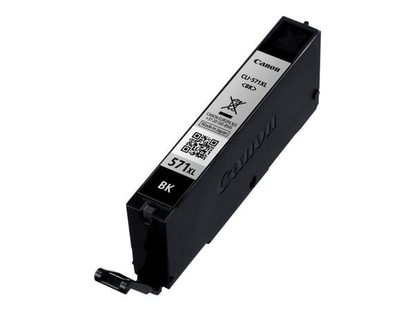 Canon CLI-571BK XL - 11 ml - Høy ytelse - svart - original - blekkbeholder - for PIXMA TS5051, TS5053, TS5055, TS6050, TS6051, TS6052, TS8051, TS80...