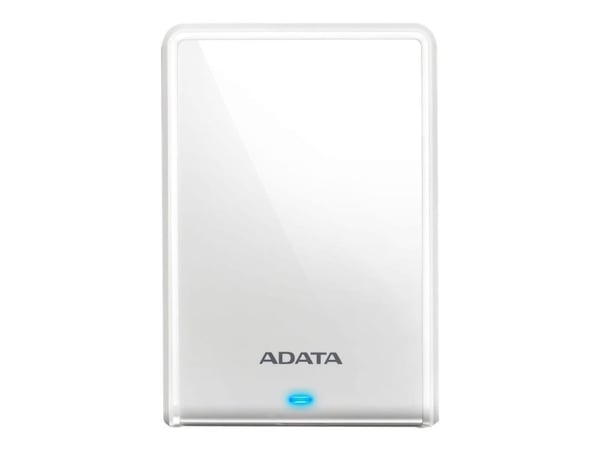 ADATA HV620S - Hårddisk - 2 TB - extern (portabel) - USB 3.0 - vit