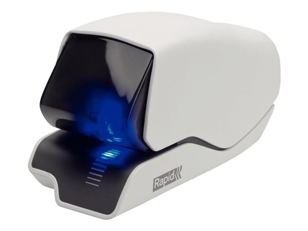 Rapid Supreme 5025e - Elektrisk stiftemaskin - robust - 25 ark - plast, metall - hvit