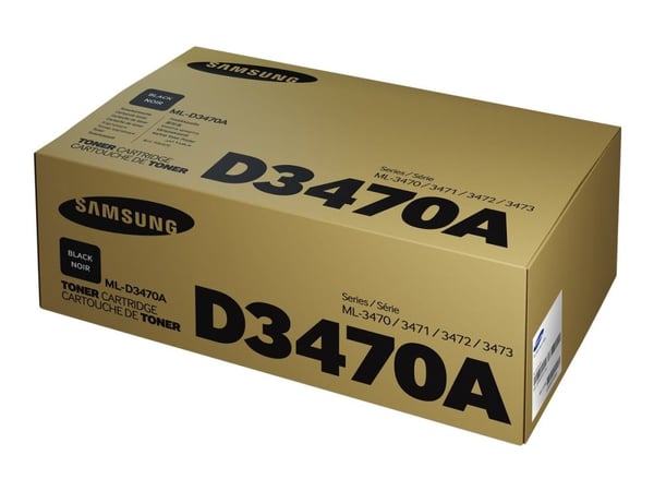 Samsung ML-D3470A - Høy ytelse - svart - original - tonerpatron (SU665A) - for Samsung ML-3470, ML-3471, ML-3472, ML-3473, ML-3475