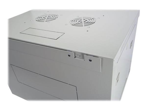 Digitus DN-19 09-U-EC, Seinään asennettava laitekehikko, 9U, 60 kg, Harmaa