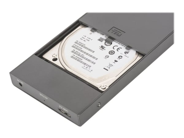 DIGITUS DA-71114 - Tallennuspaketti - 2,5" - SATA 6Gb/s - USB 3.0 - musta