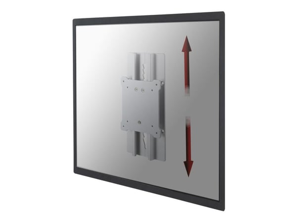 Neomounts FPMA-LIFT100 - Monteringskomponent (justerbar høydeadapter) - for LCD-skjerm - sølv - skjermstørrelse: 10"-27"