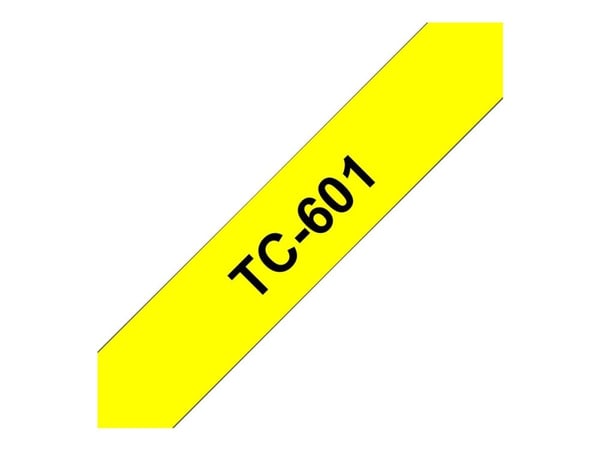 Brother - Svart, gul - Rull (1,2 cm x 8 m) 1 kassett(er) laminert teip - for P-Touch PT-2000, PT-3000, PT-500, PT-5000, PT-8E