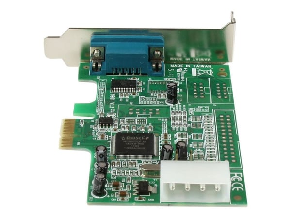 StarTech.com 1 Port Low Profile Native RS232 PCI Express Serial Card with 16550 UART (PEX1S553LP) - Sarjasovitin - PCIe lavprofil - RS-232