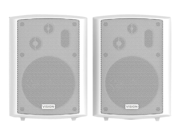 Vision TC3-AMP+SP-1800, 3-suuntainen, 2.0 kanavaa, Langallinen, 50 W, 80 - 20000 Hz, Valkoinen