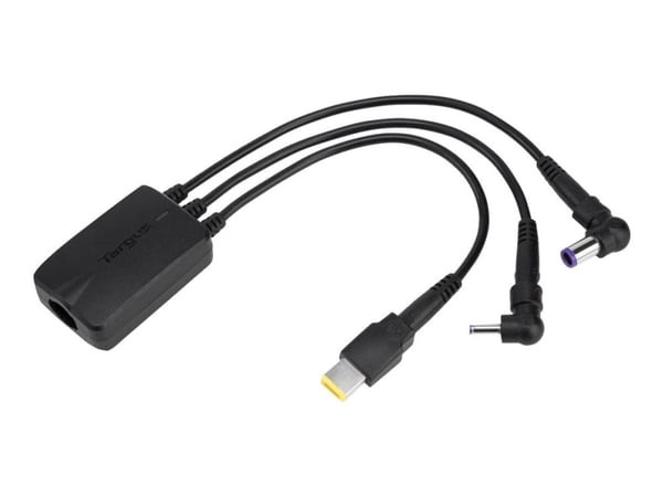 Targus 3-Way DC Charging Hydra - Strømadapter - 3-stiftsstrøm - svart - Europa - for Targus Universal USB 3.0, Universal USB 3.0 DV4K