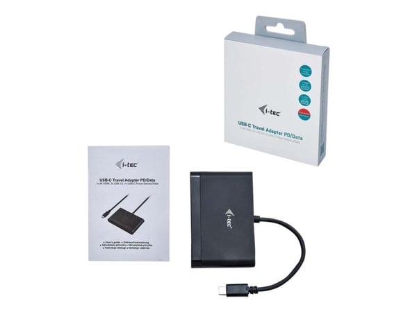 i-Tec USB-C HDMI and USB Adapter with Power Delivery Function - Dokkingstasjon - USB-C / Thunderbolt 3 - HDMI
