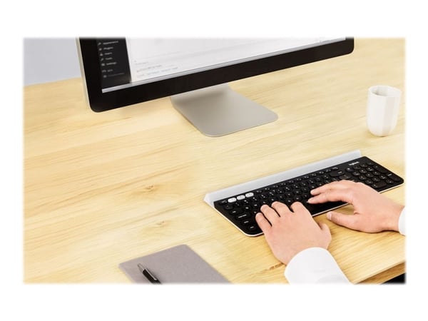 Logitech K780 Multi-Device - Tastatur - Bluetooth - Pan nordisk - Sort/hvid