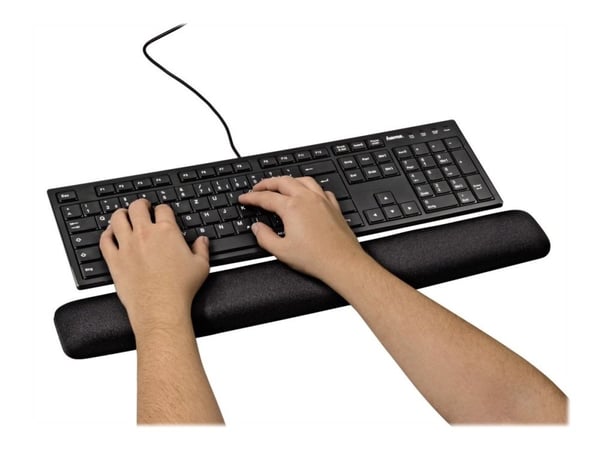 Hama "Ergonomic" Keyboard Wrist Rest - Håndleddsstøtte for tastatur - svart