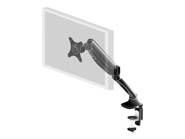 Iiyama DS3001C-B1 - Monteringssett - justerbar arm - for Skjerm - svart - skjermstørrelse: 10"-27" - skrivebordsmonterbar - for ProLite E2783QSU-B1...