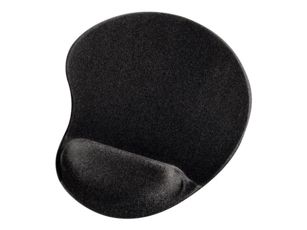 Hama Ergonomic, Musta, Yksivärinen, Rannetuki, Liukumaton pohja