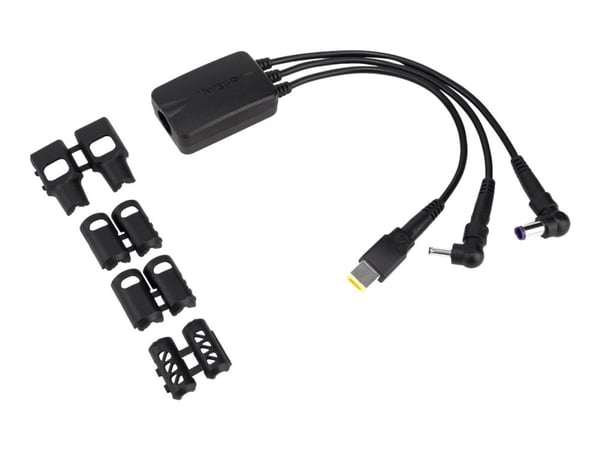 Targus 3-Way DC Charging Hydra - Strømadapter - 3-stiftsstrøm - svart - Europa - for Targus Universal USB 3.0, Universal USB 3.0 DV4K