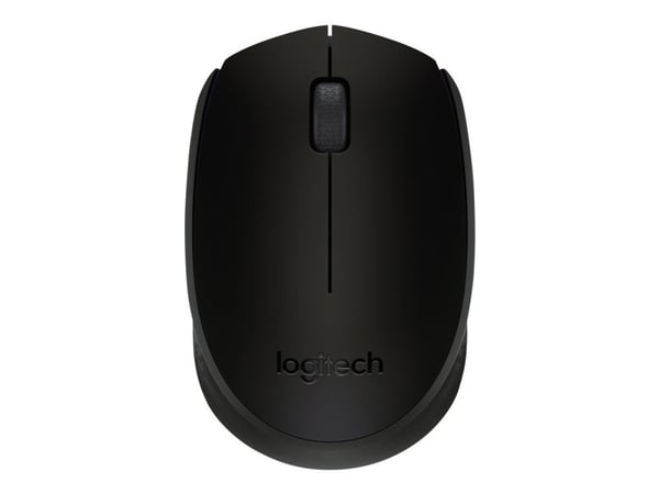 Logitech B170 - Mus - optisk - 3 knapper - trådløs - 2.4 GHz - USB trådløs mottaker - svart