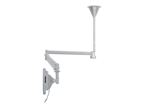 Neomounts FPMA-HAC100 - Brakett - full bevegelse - for LCD-skjerm - medisinsk - hvit - skjermstørrelse: 10"-24" - takmonterbar