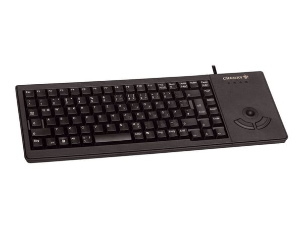 CHERRY XS Trackball, Täysikokoinen (100 %), Langallinen, USB, QWERTY, Musta