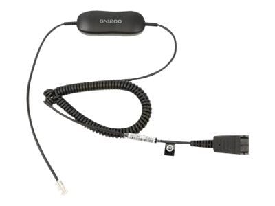 Jabra GN1200, Kaapeli, musta