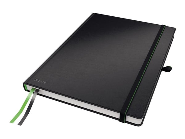 Leitz Muistikirja Complete A4 viivat 96g 80 ark., musta, A4, Kovakantinen