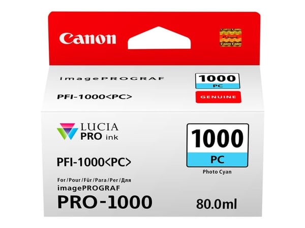 Canon 0550C001, Valokuva syaani, Väripohjainen muste, 80 ml, 5140 sivua