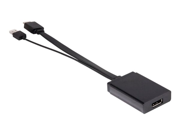Club 3D - Video/audio-adapter - DisplayPort hunn til HDMI, USB (kun strøm) hann - 31 cm