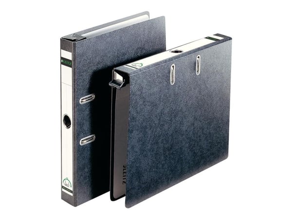 Leitz - Hengeperm - bokryggbredde: 50 mm - for A4 (210 x 297 mm) - kapasitet: 350 ark - svart