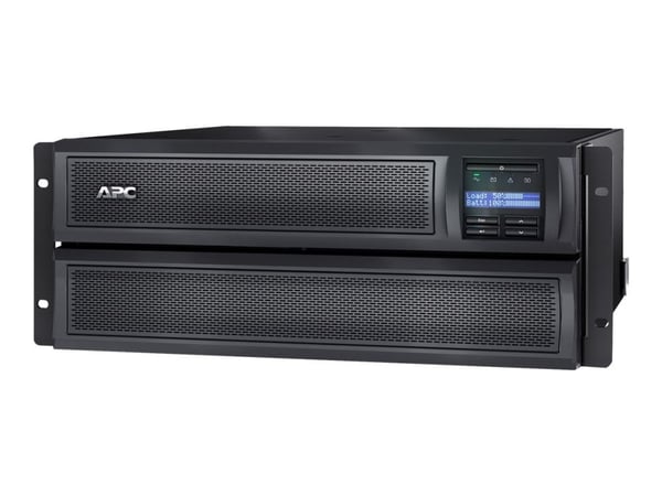 APC Smart-UPS X 2200 Rack/Tower LCD - UPS (rackmonterbar/ekstern) - AC 208/240 V - 1980 watt - 2200 VA - enkeltfase - Ethernet 10/100, RS-232, USB ...
