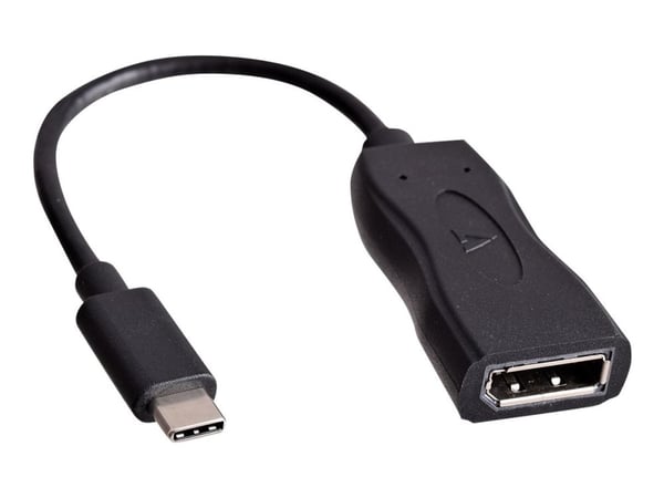 V7 - Extern videoadapter - USB-C - DisplayPort - svart