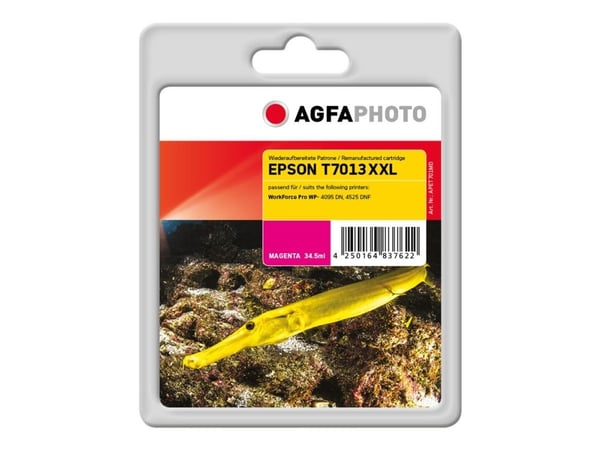 AgfaPhoto APET701MD, Magenta, Väriainepohjainen muste, 34,5 ml, 3400 sivua