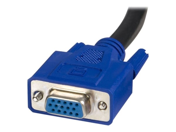StarTech 10 ft 2-in-1 Universal USB KVM Cable - 10ft VGA KVM Cable - 10ft USB KVM Cable - 10ft KVM Switch Cable (SVUSB2N1_10) - Video- / USB-kabel ...