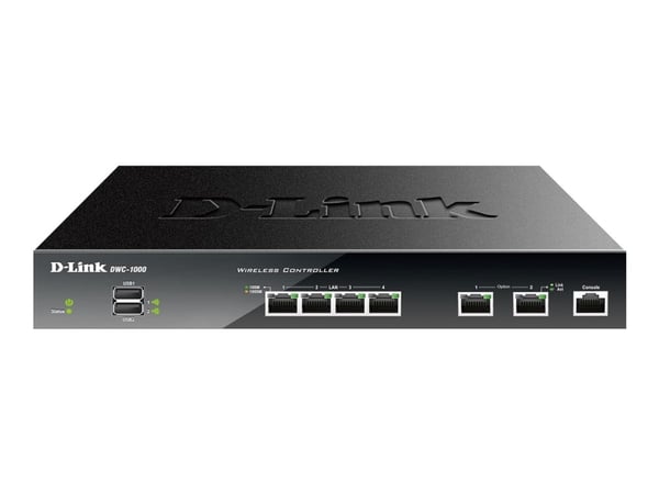 D-Link Wireless Controller DWC-1000 - Netverksadministrasjonsenhet - 4 porter - 1GbE