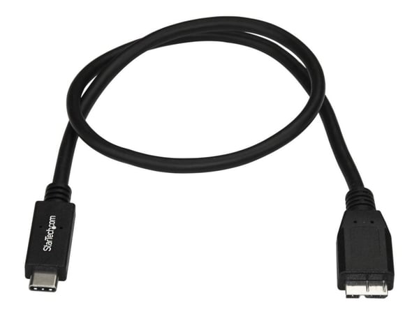 StarTech.com USB C - Micro USB -kaapeli 0,5 m - USB 3.1 Type C - Micro USB Type B -kaapeli - Micro USB 3.1 - USB-C - Thunderbolt 3 -yhteensopiva (U...