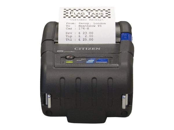Citizen CMP-20II - Kvitteringsskriver - termolinje - Rull (5,8 cm) - 203 dpi - inntil 80 mm/sek - seriell, USB 2.0, Bluetooth 4.2