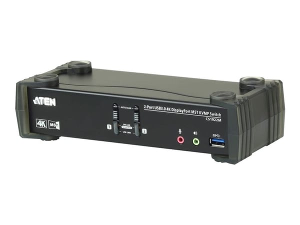 ATEN CS1922M - KVM / lyd / USB-svitsj - 2 x KVM/lyd/USB - 1 lokalbruker - stasjonær