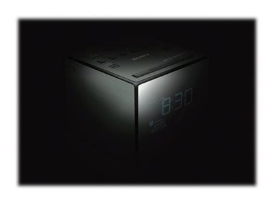 Sony XDRC1DBP, Kello, DAB, DAB+, FM, 87,5 - 108 MHz, 174,928 - 239,2 MHz, LCD, Valkoinen
