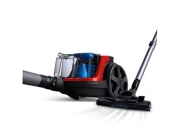 Philips PowerPro Compact FC9330 - Støvsuger - kanister - uten pose - sporty rød