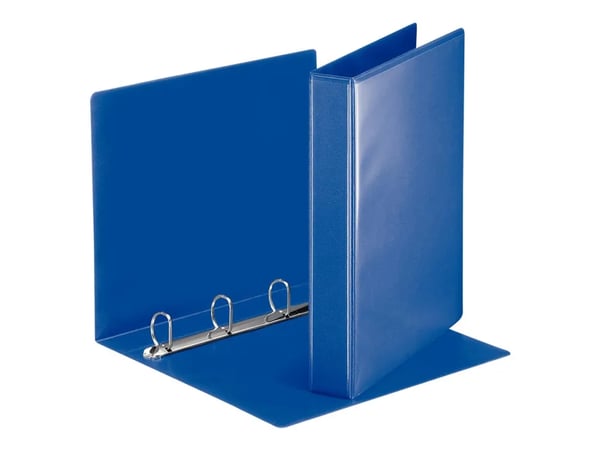 Esselte ESSENTIALS - Ringperm for presentasjoner - for A4 (210 x 297 mm) - kapasitet: 280 ark - blå