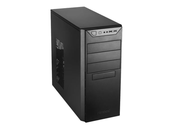 Antec New Solution VSK-4000E - Tower - ATX - ingen strømforsyning - svart - USB/lyd