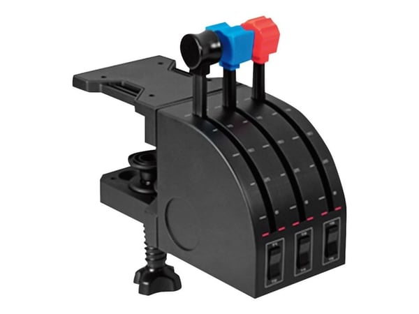 Logitech Flight Yoke System - Åk og gasspedal - kablet - for PC