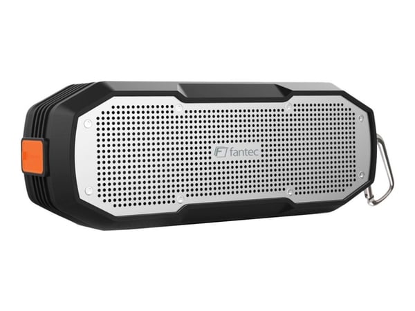 FANTEC Novi T30 - Högtalare - för bärbar användning - trådlös - Bluetooth - 10 Watt - silver