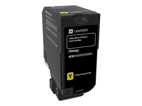 Lexmark 74C20Y0, 3000 sivua, Keltainen, 1 kpl