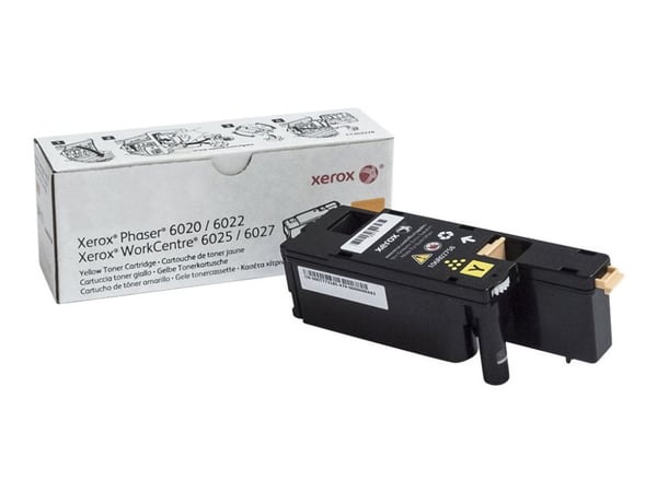Xerox WorkCentre 6027 - Gul - original - tonerpatron - for Phaser 6020V_BI, 6022/NI, 6022V_NI; WorkCentre 6025V_BI, 6027/NI, 6027V_NI
