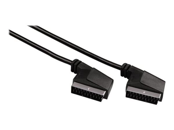 Hama - Video/lydkabel - SCART (hann) til SCART (hann) - 3 m - skjermet - svart
