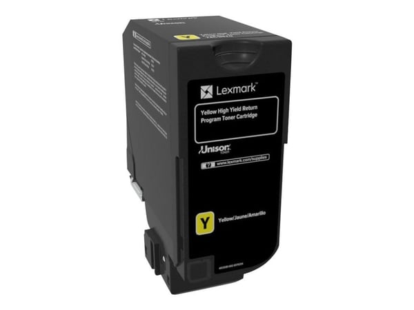 Lexmark - Høy ytelse - gul - original - tonerpatron LCCP, LRP - for Lexmark CS725de, CS725dte