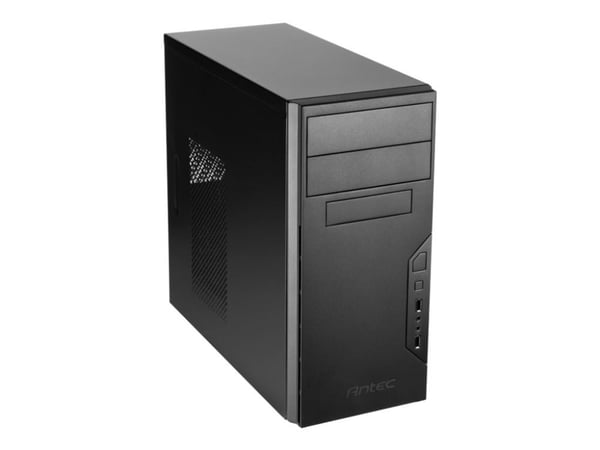 Antec New Solution VSK-3000E - Tower - micro ATX - ingen strömförsörjning - svart - USB/ljud