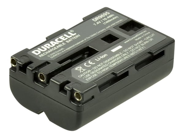 Duracell - Kamerabatteri - Li-Ion - 1400 mAh - for Sony a DSLR-A200, A300, A350, A500, A550, A700, A850, A900
