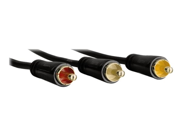 Hama - Videokabel - RCA x 3 (hann) til SCART (hann) - 1.5 m - svart