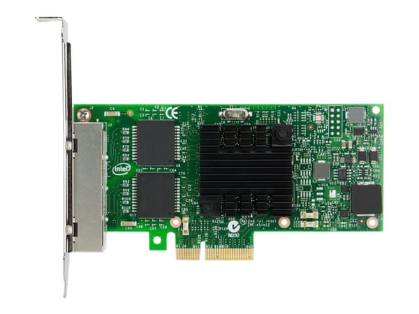 Lenovo ThinkSystem I350-T4 By Intel - Verkkosovitin - PCIe 2.0 x4 Low Profile - 1000Base-T x 4 - ThinkAgile MX3330-F -laitteelle; MX3330-H -laittee...