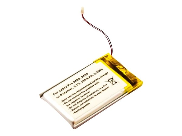 CoreParts - Batteri - Li-pol - 230 mAh - for Jabra PRO 9450, 9460, 9465, 9470